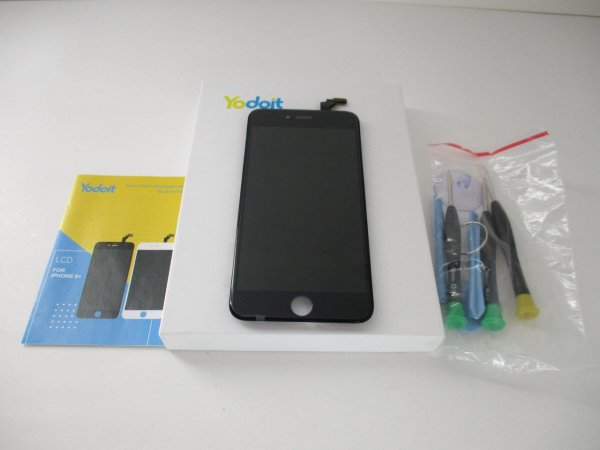 Yodoit Komplett Display Reparaturset für iPhone 6 Plus 5,5 Zoll schwarz
