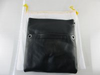 Mandarina Duck Mellow Leather Umhängetasche, 35 cm, schwarz