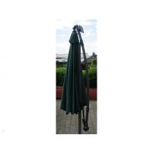 Arebos Sonnenschirm mit 40 LEDs Solar Anthrazit 300x245cm