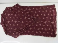 Schiesser Pyjama Nachthemd Kolibri Burgund Gr 42 XL