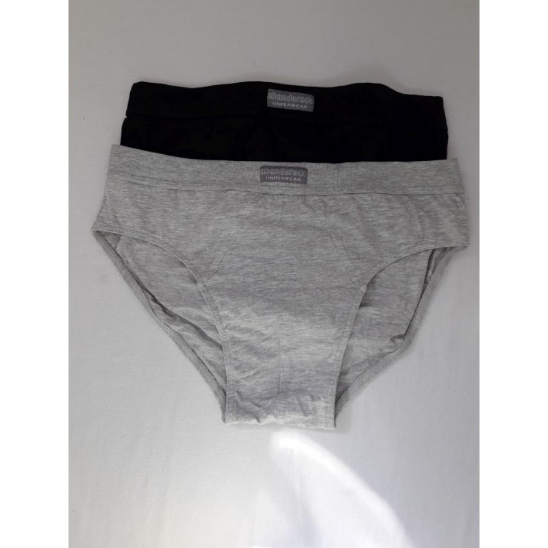 abanderado Herrenslips Unterhosen 2er Pack grau und schwarz Gr. XXL