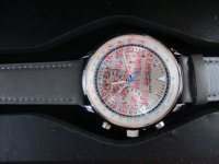Stührling 3986L Quartz 44mm Chronograph Armbanduhr