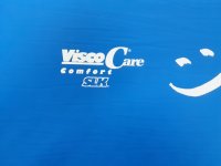 SLK Visco Care Comfort  Anti-Dekubitus-Matratze 90x200x12 mit Inkontinenzbezug