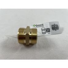 GreenX 1x Schlauchstück Doppelnippel mit...