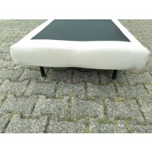 Happy Home Sessel Schlafsessel mit Kissen verstellbarer Rückenlehne  Hellgrau