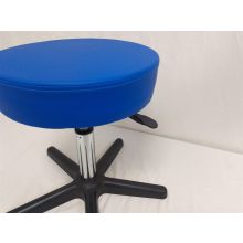 TRESKO Rollhocker Drehhocker  höhenverstellbar 360 Grad drehbar Blau