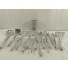 Stilvora Kochbesteck Set 12er Silikon...