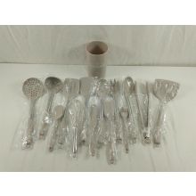 Stilvora Kochbesteck Set 12er Silikon Küchenutensilien Küchenhelfer Kochbesteck