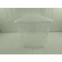 2mGoods 4er Set robuste Aufbewahrungsboxen 60L mit Deckel Tragegriff und Rollen