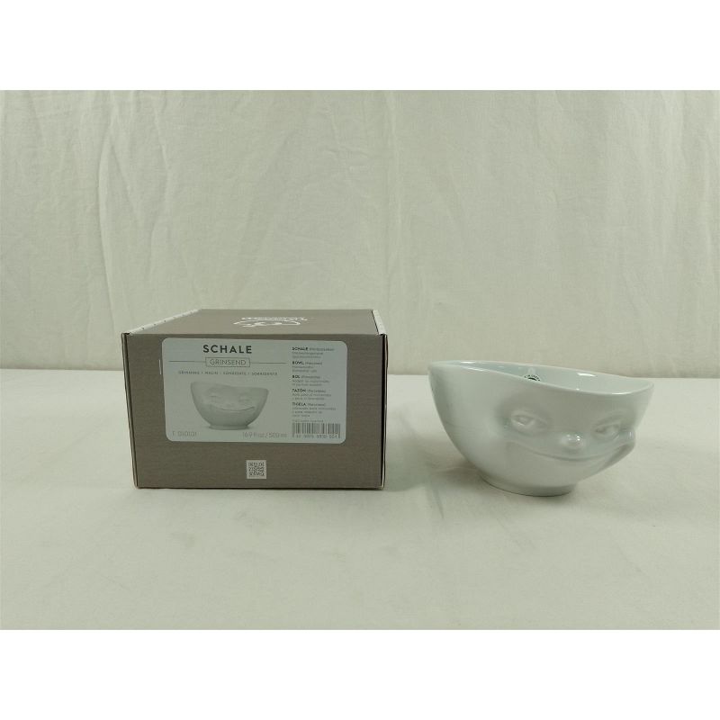 58 fiftyeight Products Schale Grinsend, weiß 500ml Porzellan