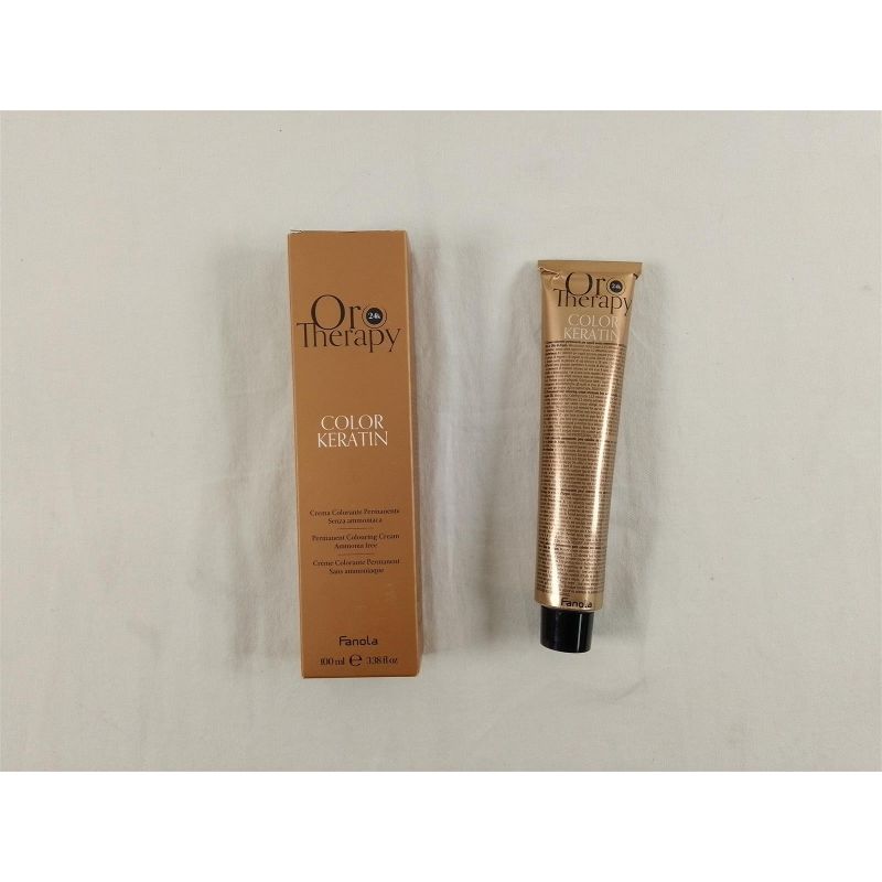 Fanola Oro Therapy Color Keratin 6,1 Dunkelbllond Asch 100 ml Ammoniakfrei