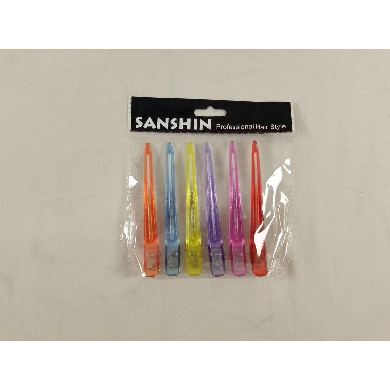 SANSHIN Perfect Abteilclips 12 cm Bunt 6 Stück
