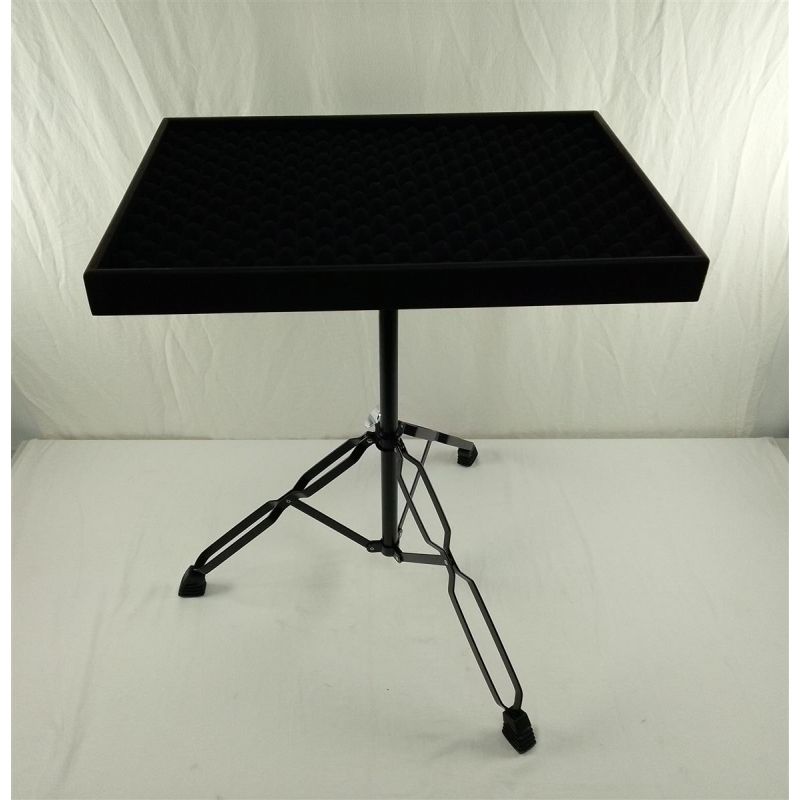 Fame Percussion Tisch, Doppelstrebig, 3-Bein, 40x55cm, Ausziehbar 69-100cm