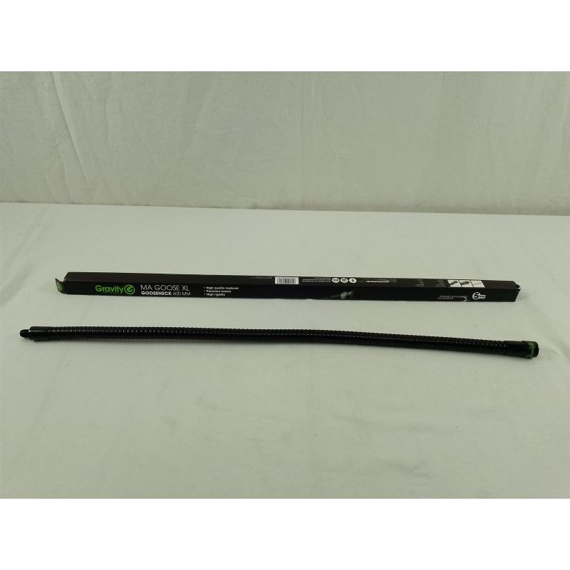 Gravity MA GOOSE XL Lampen Schwanenhals,600mm,SCHWARZ,Stahl,3/8 male,Ø15mm